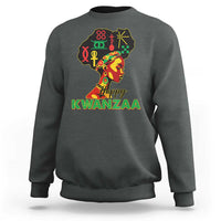 Happy Kwanzaa Sweatshirt Nguzo Saba Symbols The 7 Principles Of Kwanzaa - Wonder Print Shop