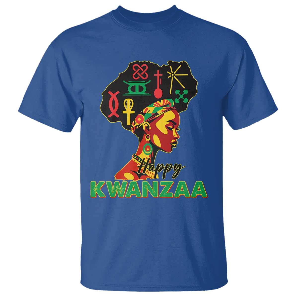 Happy Kwanzaa T Shirt Nguzo Saba Symbols The 7 Principles Of Kwanzaa - Wonder Print Shop