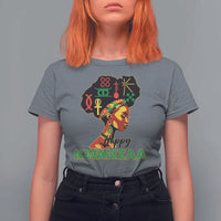 Happy Kwanzaa T Shirt For Women Nguzo Saba Symbols The 7 Principles Of Kwanzaa - Wonder Print Shop