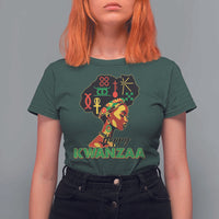 Happy Kwanzaa T Shirt For Women Nguzo Saba Symbols The 7 Principles Of Kwanzaa - Wonder Print Shop