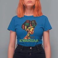 Happy Kwanzaa T Shirt For Women Nguzo Saba Symbols The 7 Principles Of Kwanzaa - Wonder Print Shop