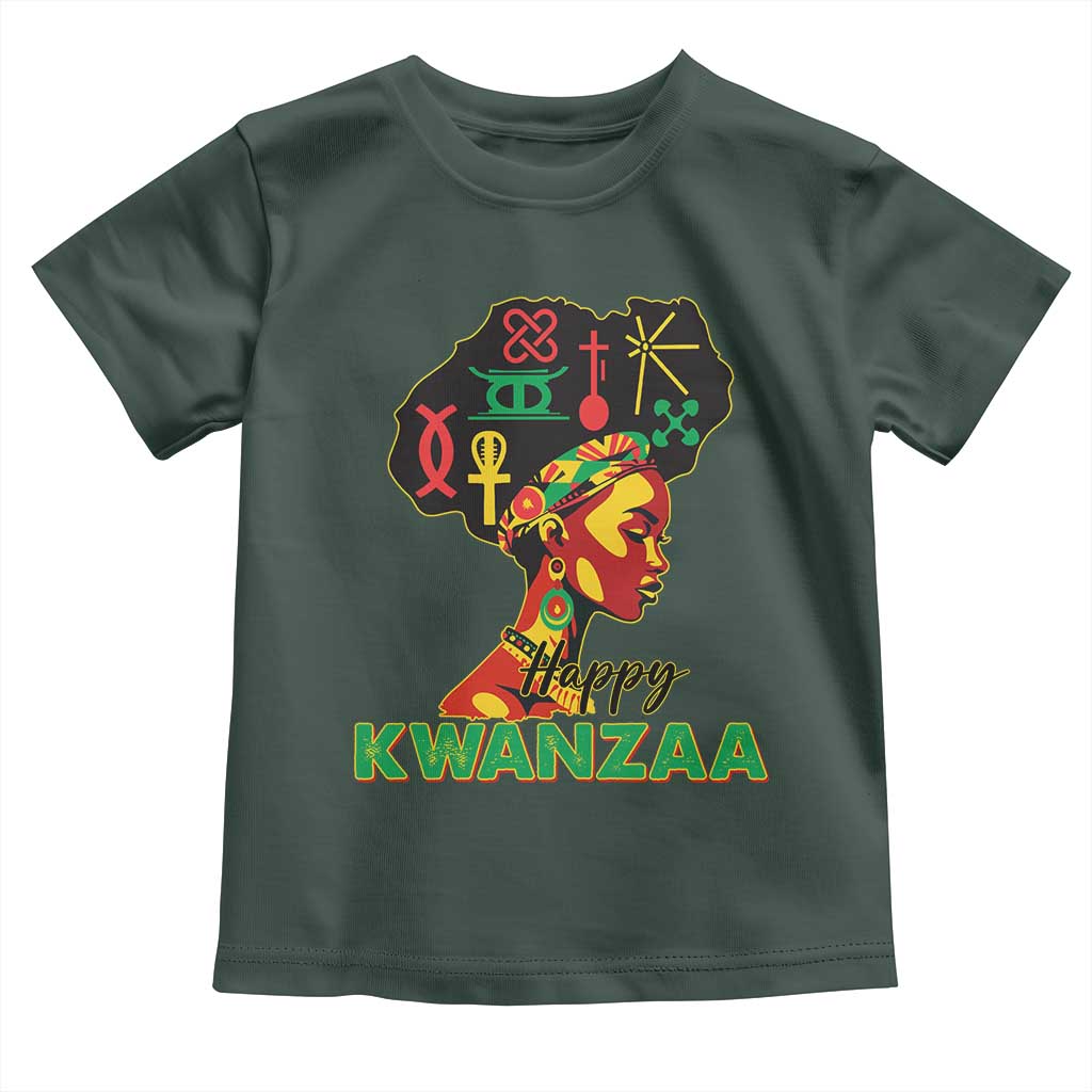 Happy Kwanzaa Toddler T Shirt Nguzo Saba Symbols The 7 Principles Of Kwanzaa
