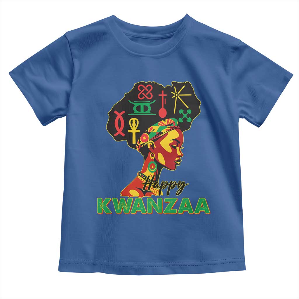 Happy Kwanzaa Toddler T Shirt Nguzo Saba Symbols The 7 Principles Of Kwanzaa