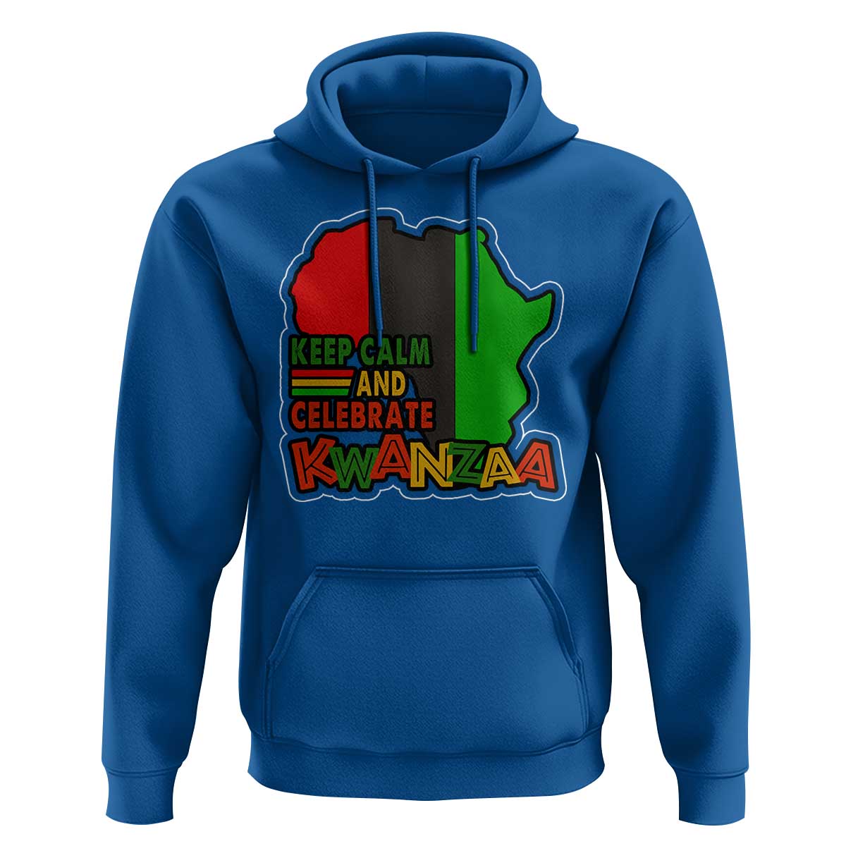 Keep Calm And Celebrate Kwanzaa Hoodie Black Holiday African American Christmas