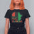Keep Calm And Celebrate Kwanzaa T Shirt For Women Black Holiday African American Christmas - Wonder Print Shop