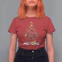 Funny Native American Christmas Tree Medicine Wheel T Shirt For Women - Wonder Print Shop