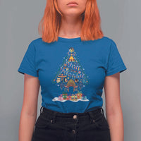 Funny Native American Christmas Tree Medicine Wheel T Shirt For Women - Wonder Print Shop