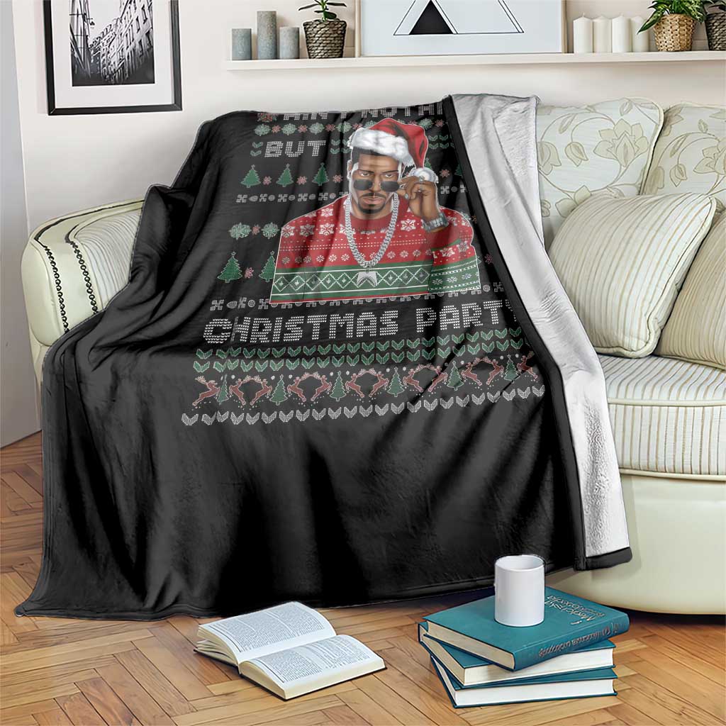 Funny Dirty Santa Diddy Christmas Throw Blanket Ain't Nothin' But A Christmas Party Santa - Wonder Print Shop
