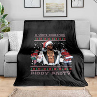 Funny A White Christmas Diddy Party Dirty Santa Throw Blanket - Wonder Print Shop