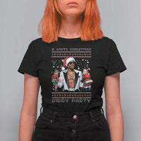 Funny A White Christmas Diddy Party Dirty Santa T Shirt For Women - Wonder Print Shop