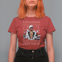 Funny A White Christmas Diddy Party Dirty Santa T Shirt For Women - Wonder Print Shop