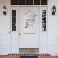 Funny Six Seven Witch Pink And Green Broomstick Magic Wand Garden Flag - Wonder Print Shop