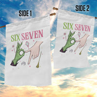 Funny Six Seven Witch Pink And Green Broomstick Magic Wand Garden Flag - Wonder Print Shop