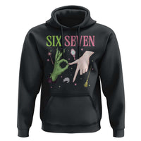 Funny Six Seven Witch Pink And Green Broomstick Magic Wand Hoodie - Wonder Print Shop