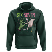 Funny Six Seven Witch Pink And Green Broomstick Magic Wand Hoodie - Wonder Print Shop