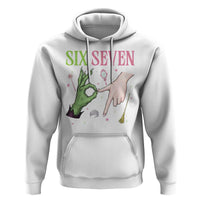 Funny Six Seven Witch Pink And Green Broomstick Magic Wand Hoodie - Wonder Print Shop