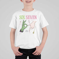 Funny Six Seven Witch Pink And Green Broomstick Magic Wand T Shirt For Kid - Wonder Print Shop
