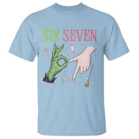 Funny Six Seven Witch Pink And Green Broomstick Magic Wand T Shirt - Wonder Print Shop