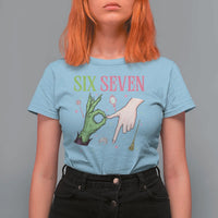 Funny Six Seven Witch Pink And Green Broomstick Magic Wand T Shirt For Women - Wonder Print Shop