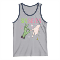 Funny Six Seven Witch Pink And Green Broomstick Magic Wand Tank Top - Wonder Print Shop
