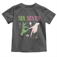 Funny Six Seven Witch Pink And Green Broomstick Magic Wand Toddler T Shirt - Wonder Print Shop