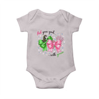Funny Christmas Witch Pink Goes Good With Green Baby Onesie - Wonder Print Shop