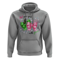 Funny Christmas Witch Pink Goes Good With Green Hoodie - Wonder Print Shop