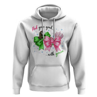 Funny Christmas Witch Pink Goes Good With Green Hoodie - Wonder Print Shop