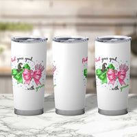 Funny Christmas Witch Pink Goes Good With Green Tumbler Cup - Wonder Print Shop