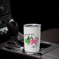 Funny Christmas Witch Pink Goes Good With Green Tumbler Cup - Wonder Print Shop