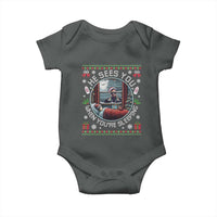 Funny Christmas Diddy Baby Onesie He Sees You When You Are Sleeping Baby Oil Ugly Xmas - Wonder Print Shop