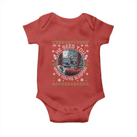 Funny Christmas Diddy Baby Onesie He Sees You When You Are Sleeping Baby Oil Ugly Xmas - Wonder Print Shop