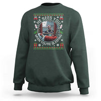 Funny Christmas Diddy Sweatshirt He Sees You When You Are Sleeping Baby Oil Ugly Xmas - Wonder Print Shop