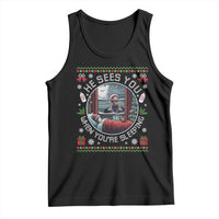 Funny Christmas Diddy Tank Top He Sees You When You Are Sleeping Baby Oil Ugly Xmas - Wonder Print Shop