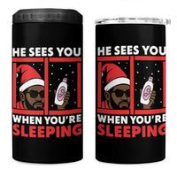 Funny Christmas Diddy 4 in 1 Can Cooler Tumbler He Sees You When You Are Sleeping Baby Oil - Wonder Print Shop