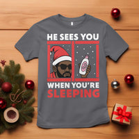 Funny Christmas Diddy T Shirt He Sees You When You Are Sleeping Baby Oil - Wonder Print Shop