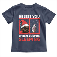 Funny Christmas Diddy Toddler T Shirt He Sees You When You Are Sleeping Baby Oil - Wonder Print Shop