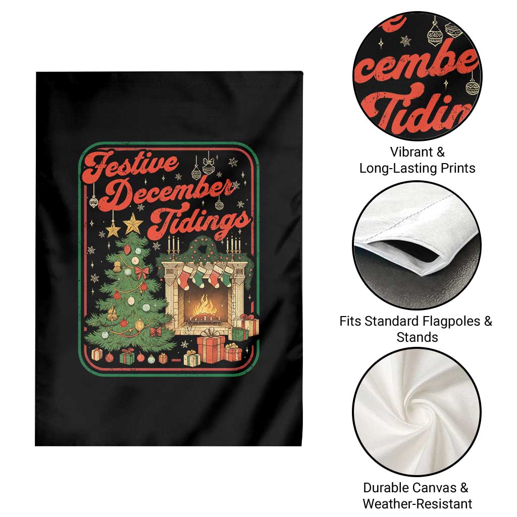 Funny Democrat Christmas Garden Flag Festive December Tiding Xmas Political Satire - Wonder Print Shop