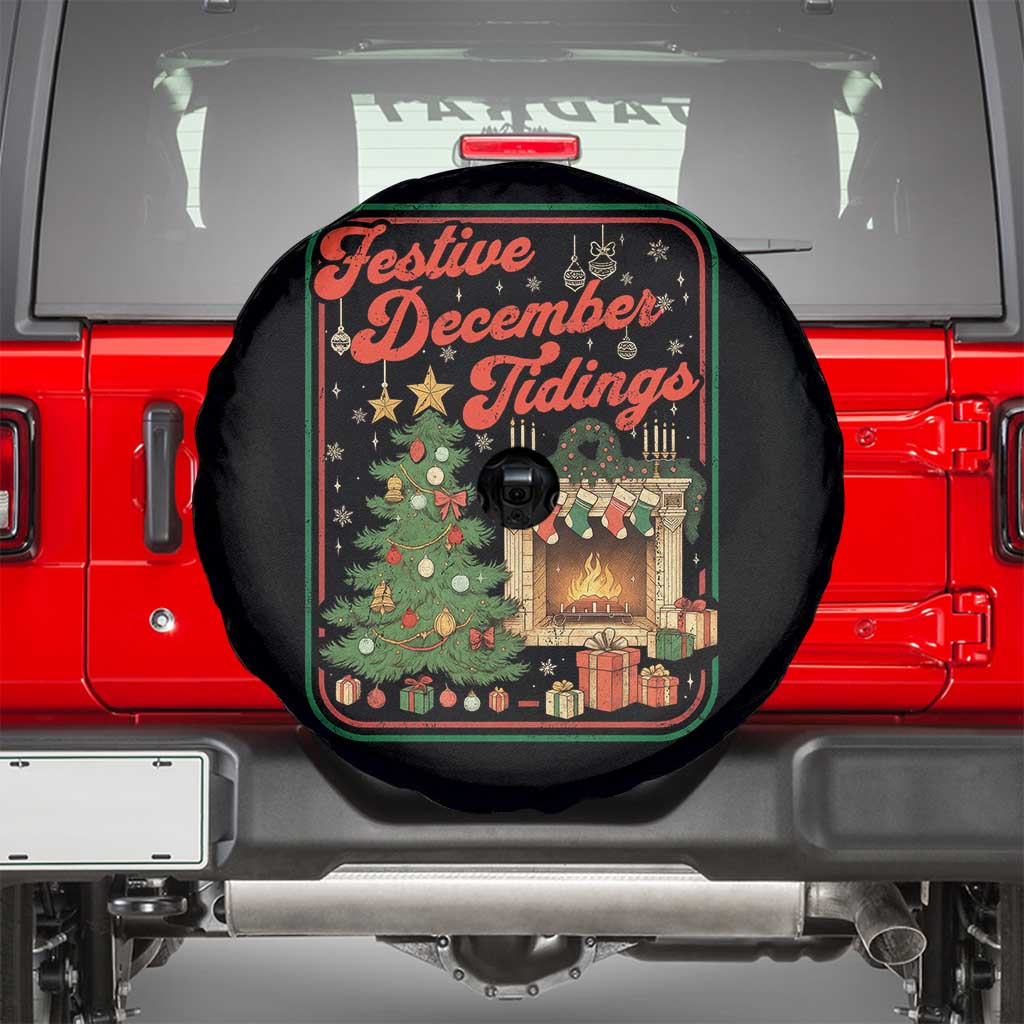 Funny Democrat Christmas Spare Tire Cover Festive December Tiding Xmas Political Satire - Wonder Print Shop