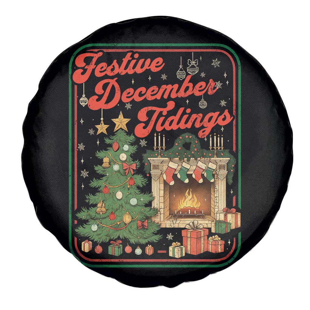 Funny Democrat Christmas Spare Tire Cover Festive December Tiding Xmas Political Satire - Wonder Print Shop