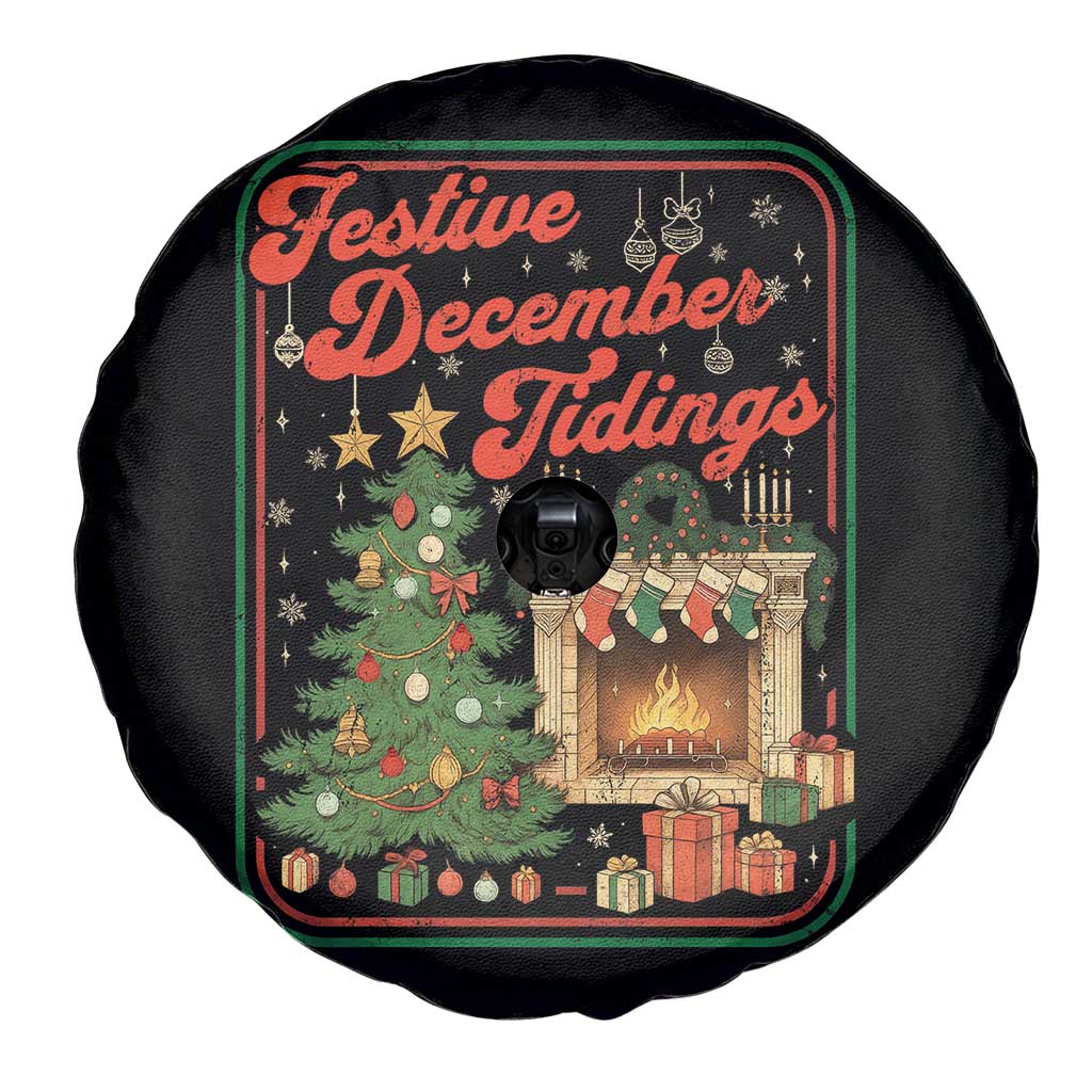 Funny Democrat Christmas Spare Tire Cover Festive December Tiding Xmas Political Satire - Wonder Print Shop