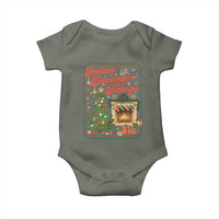 Funny Democrat Christmas Baby Onesie Festive December Tiding Xmas Political Satire - Wonder Print Shop