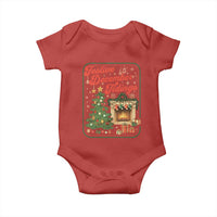 Funny Democrat Christmas Baby Onesie Festive December Tiding Xmas Political Satire - Wonder Print Shop