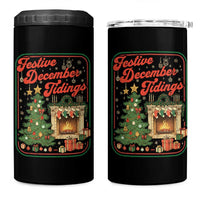 Funny Democrat Christmas 4 in 1 Can Cooler Tumbler Festive December Tiding Xmas Political Satire - Wonder Print Shop
