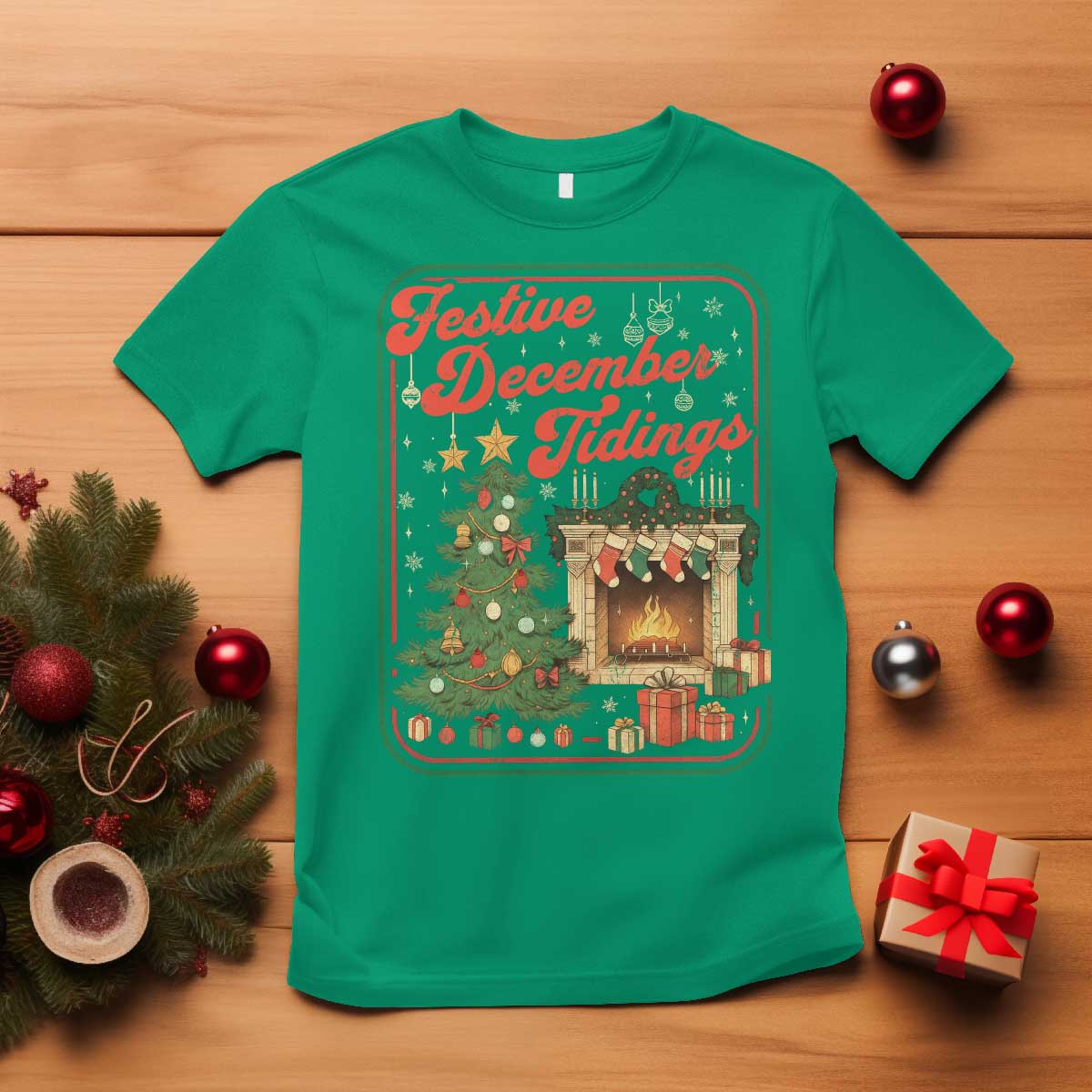 Funny Democrat Christmas T Shirt Festive December Tiding Xmas Political Satire - Wonder Print Shop