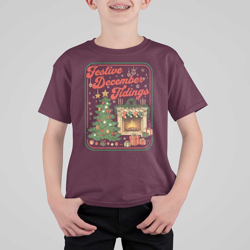 Funny Democrat Christmas T Shirt For Kid Festive December Tiding Xmas Political Satire - Wonder Print Shop