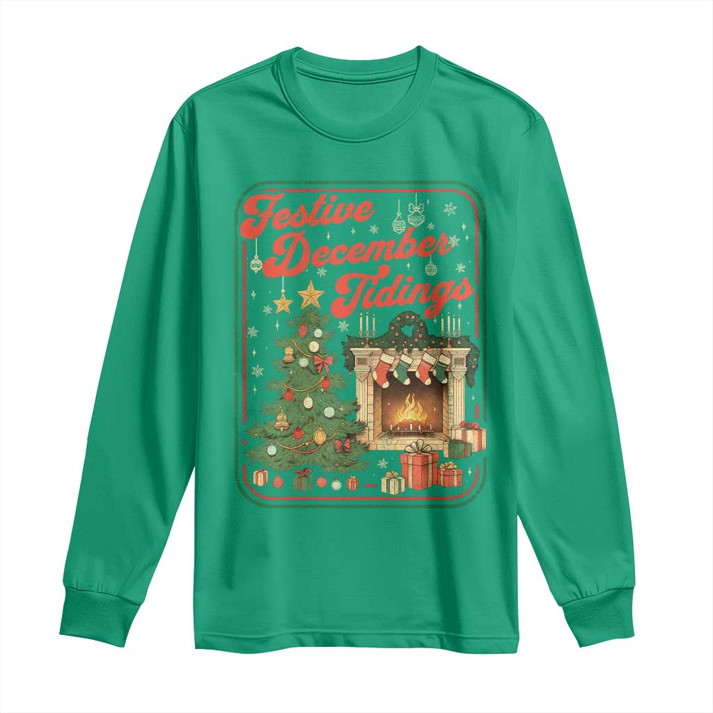 Funny Democrat Christmas Long Sleeve Shirt Festive December Tiding Xmas Political Satire - Wonder Print Shop