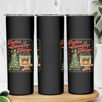 Funny Democrat Christmas Skinny Tumbler Festive December Tiding Xmas Political Satire - Wonder Print Shop
