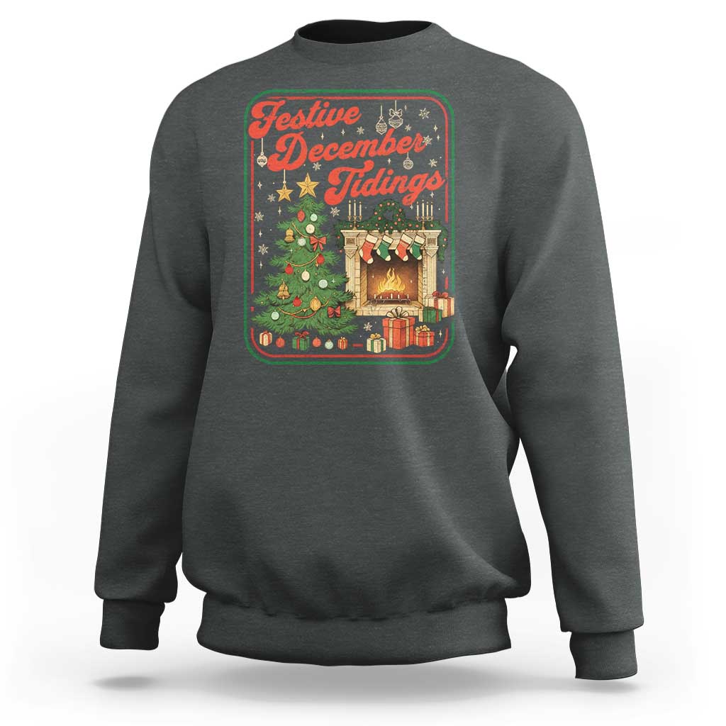 Funny Democrat Christmas Sweatshirt Festive December Tiding Xmas Political Satire - Wonder Print Shop