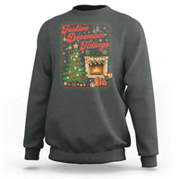 Funny Democrat Christmas Sweatshirt Festive December Tiding Xmas Political Satire - Wonder Print Shop